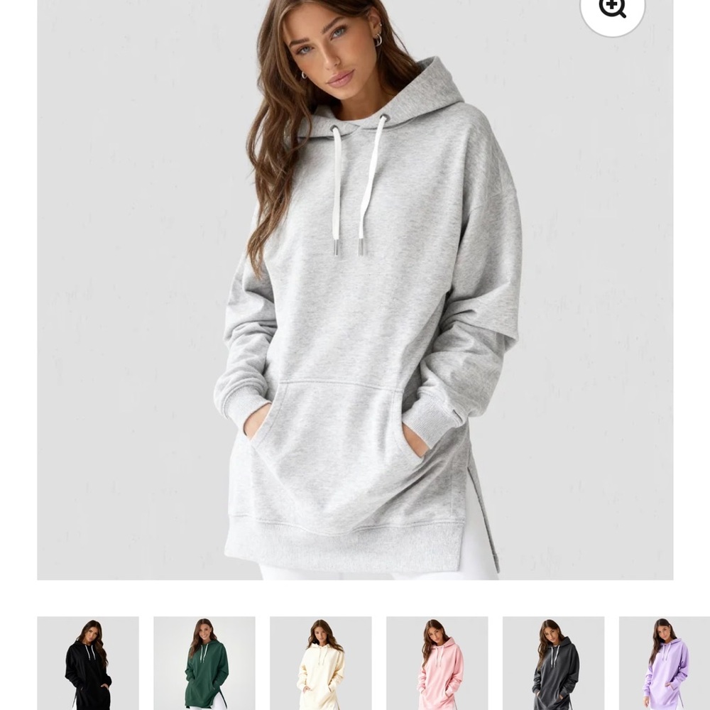 The Warmy Plush Oversized Hoodie- Gray